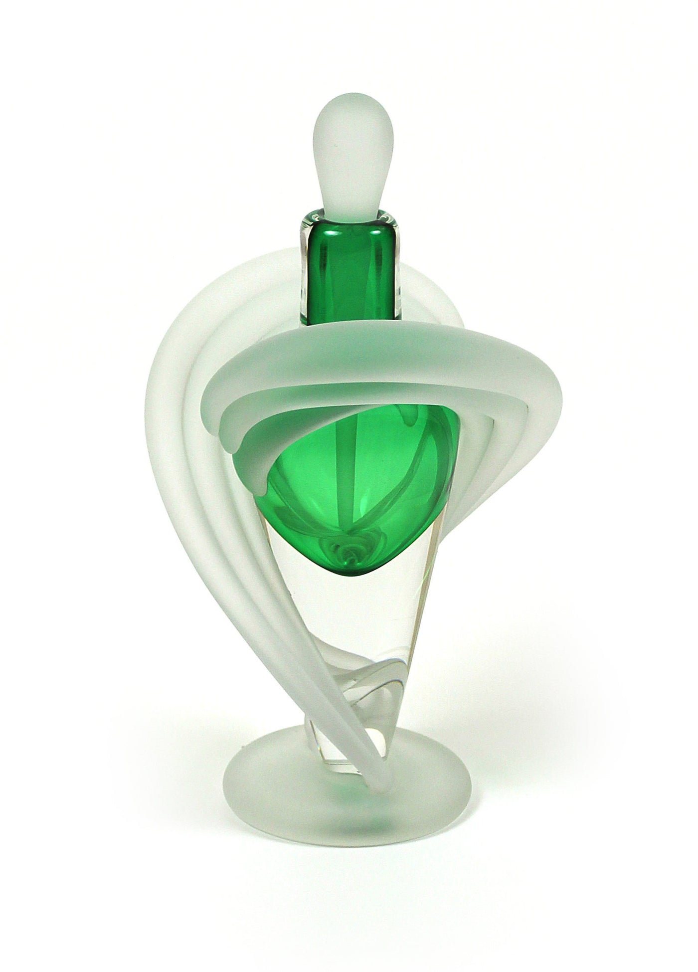 Double Swirl Perfume Bottle
