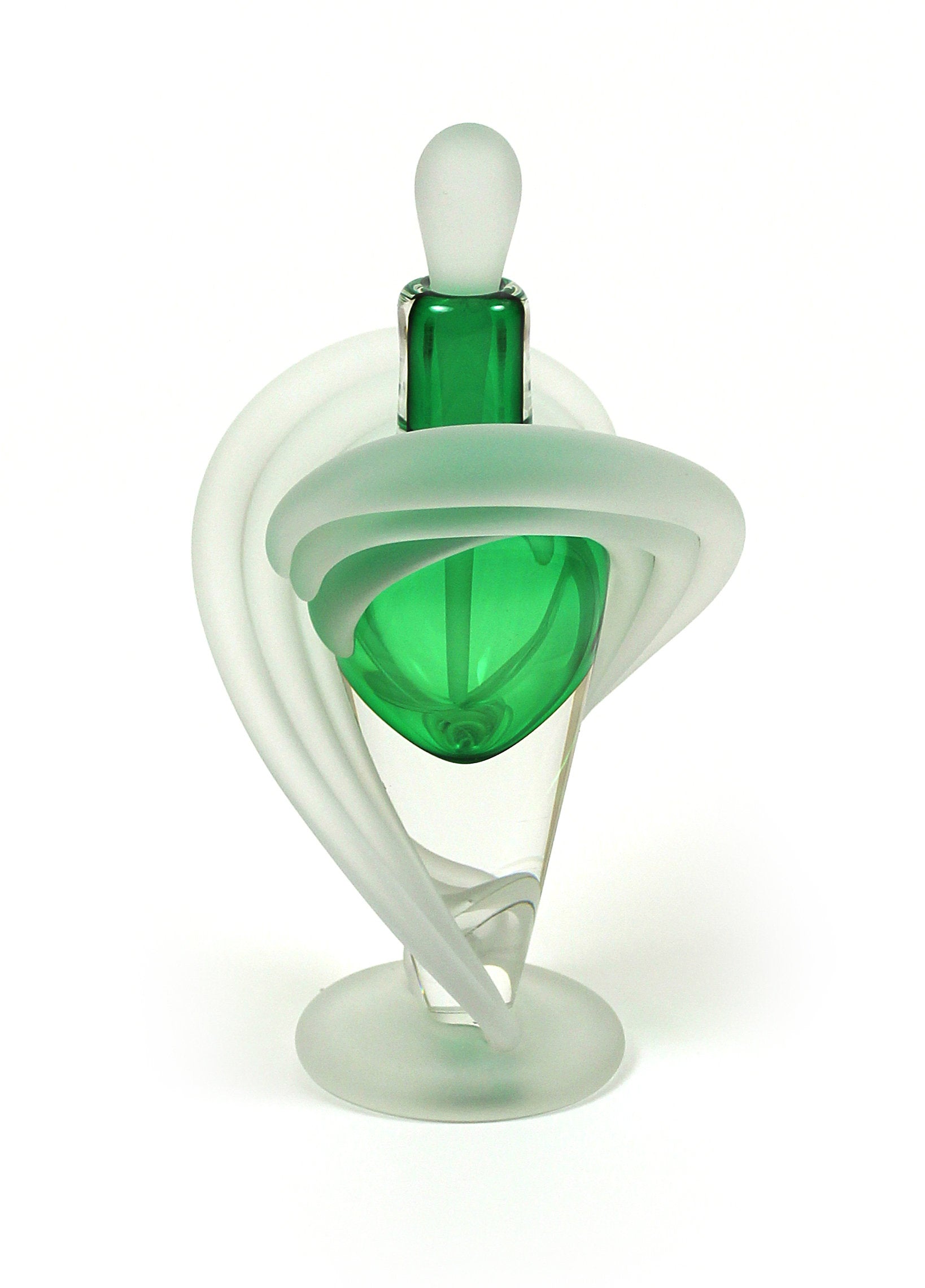 Double Swirl Perfume Bottle