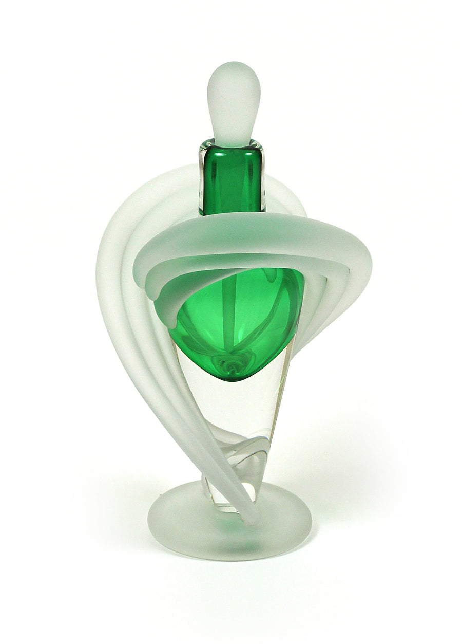 Double Swirl Perfume Bottle