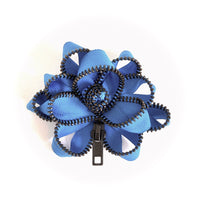 Turquoise Zipper Pin