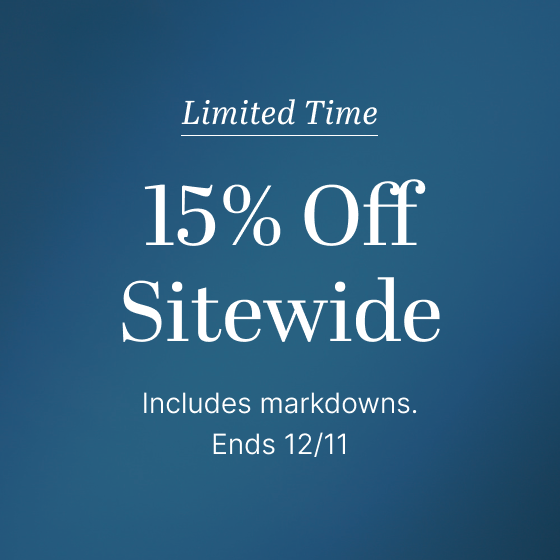 15% Off Sitewide!