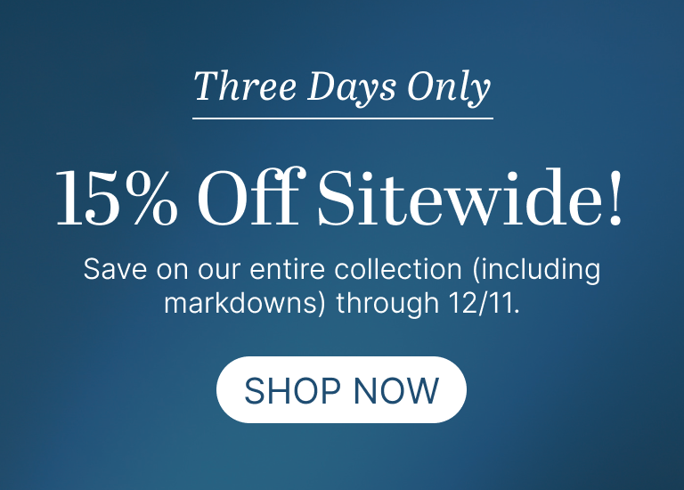 15% Off Sitewide!