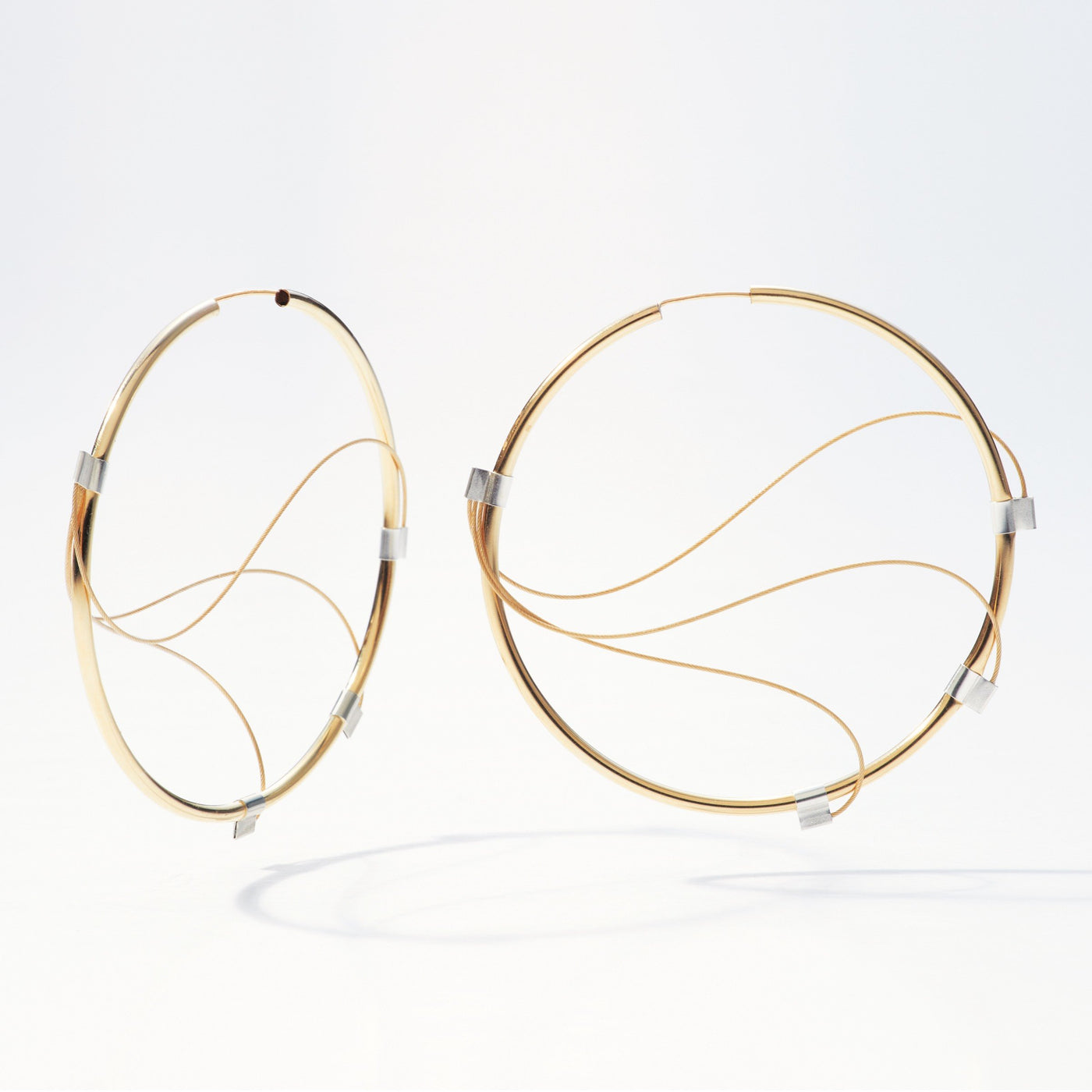 Triple Wave XL Hoops