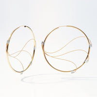 Triple Wave XL Hoops