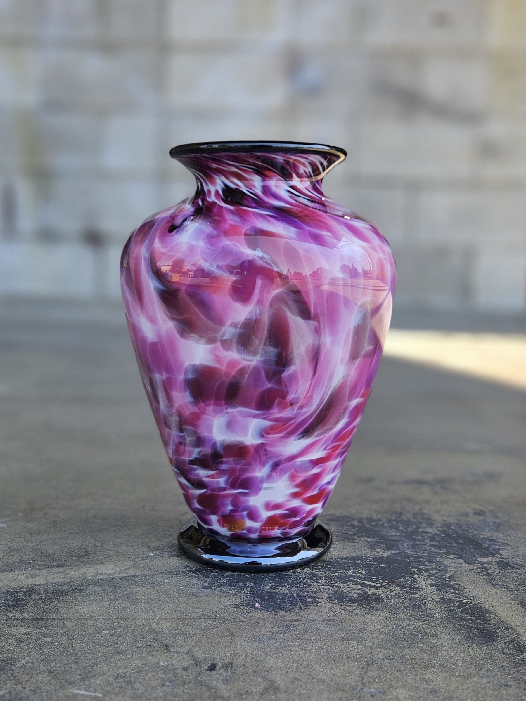 Mauve with a Twist Vase