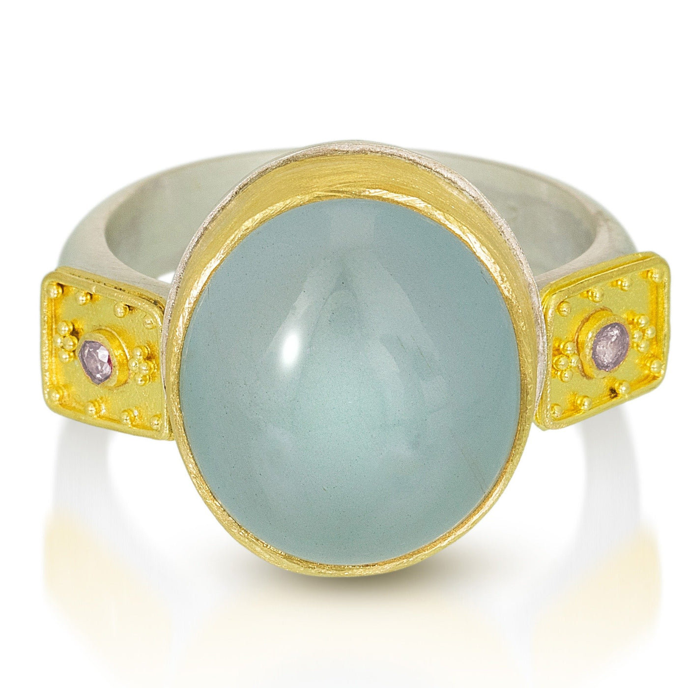 Aegean Water Aquamarine Ring