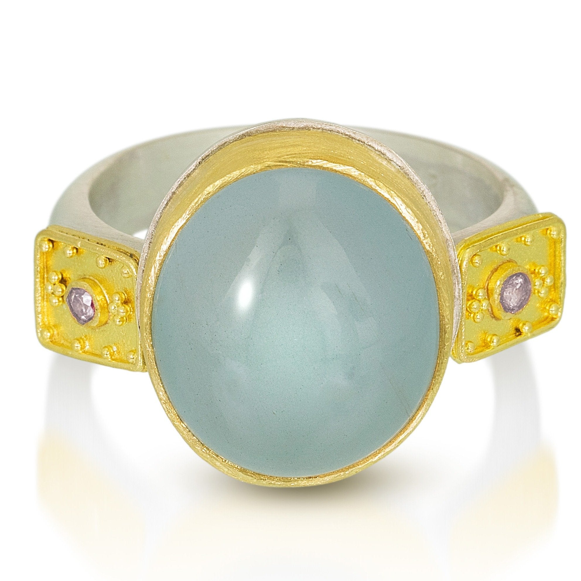 Aegean Water Aquamarine Ring