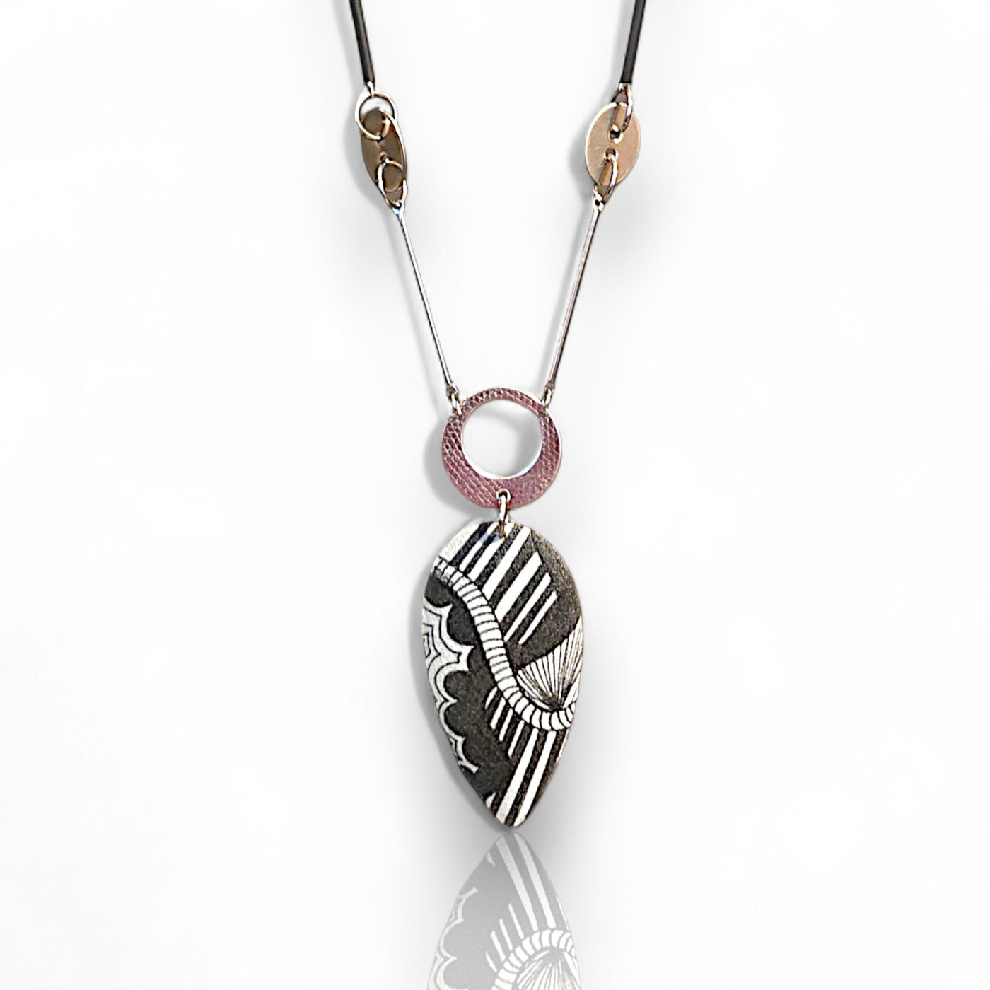 Echoes of Steel Necklace