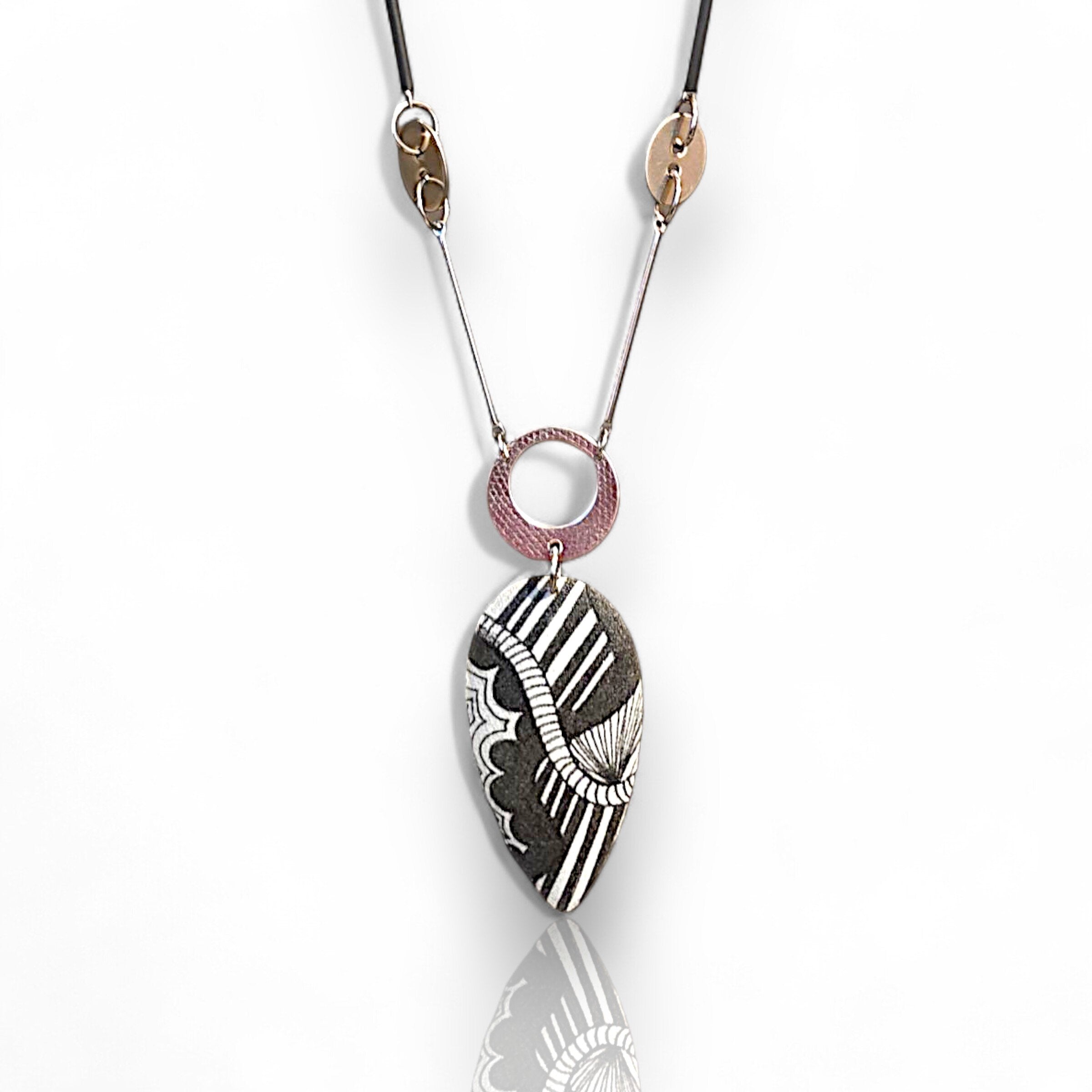 Echoes of Steel Necklace