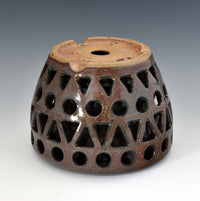 Double Walled Pierced Stoneware Planter