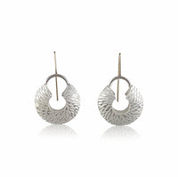 Open Textured Bead Earrings