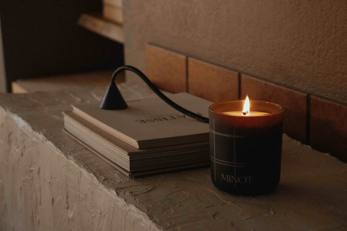 Winter Candle in Frost