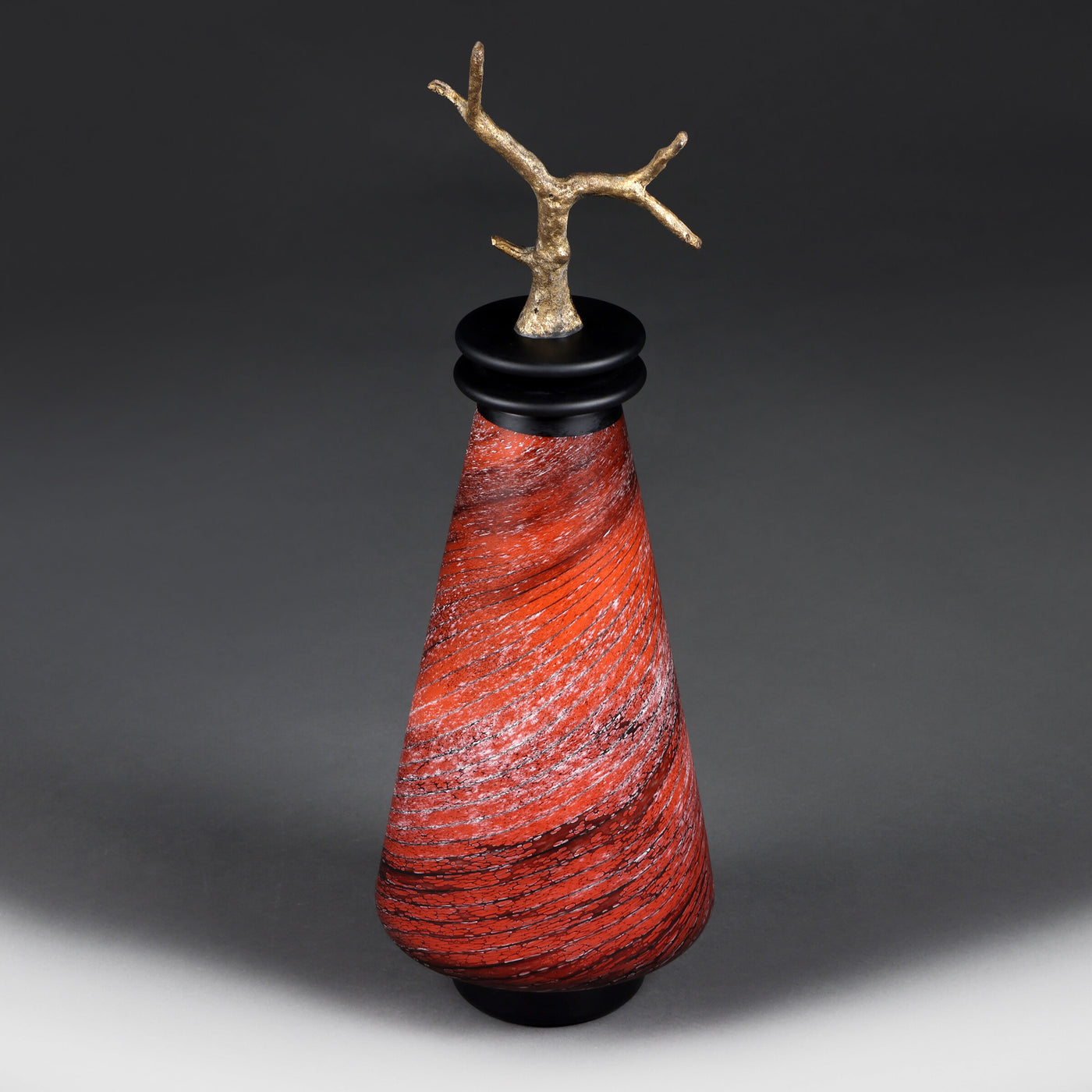 Buoyant Branch Crimson Tall Cone