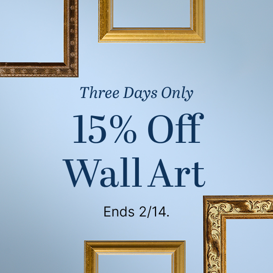 3 Days Only 15% Off Wall Art