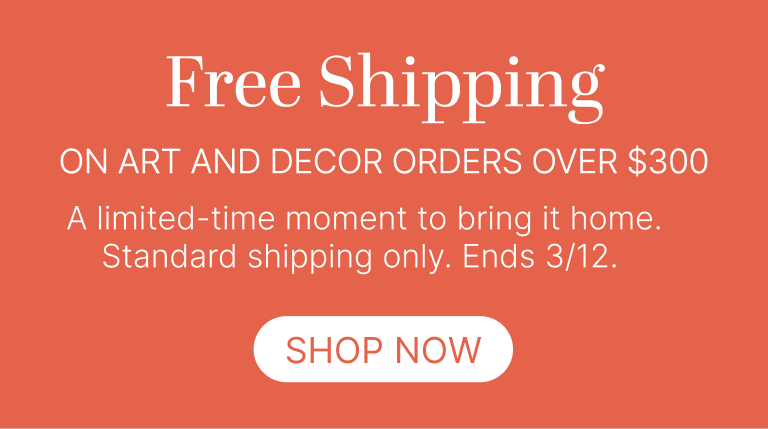 Free Shipping On Art and Decor Orders Over $300