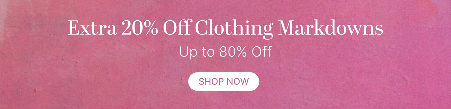 Extra 20% Off Clothing Markdowns