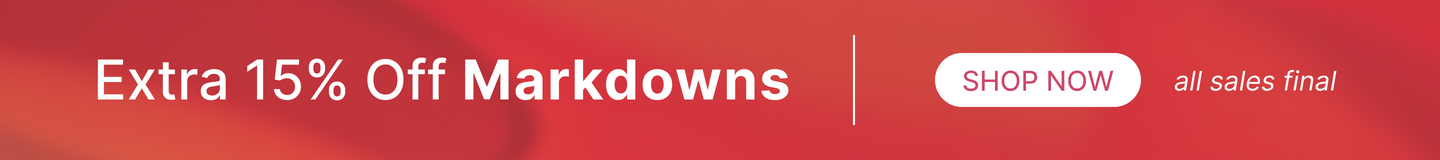Extra 15% Off Markdowns