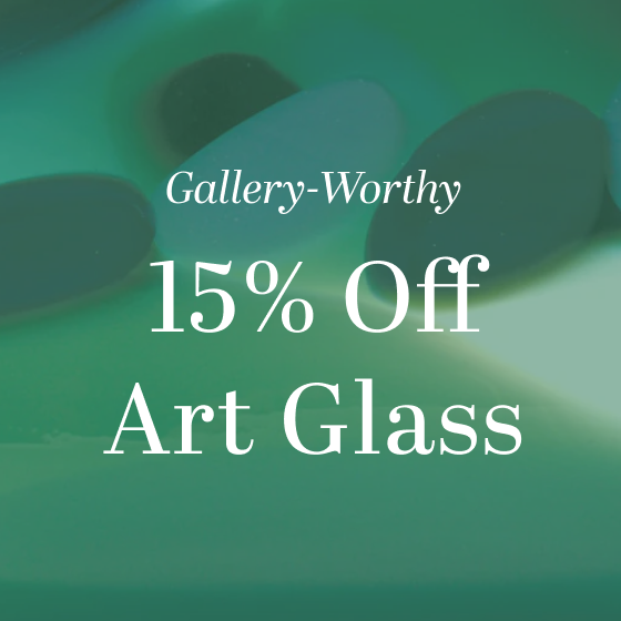 gallery-worthy 15% Off Art Glass