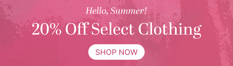 20% Off Select Clothing