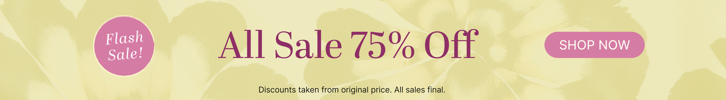 Flash Sale! All Sale 75% Off