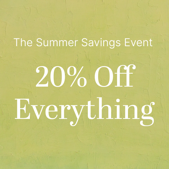 The Summer Savings Event 20% Off Everything