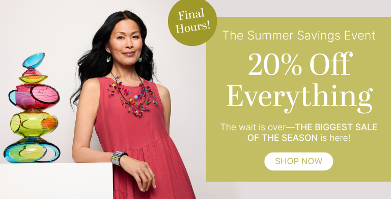 The Summer Savings Event 20% Off Everything