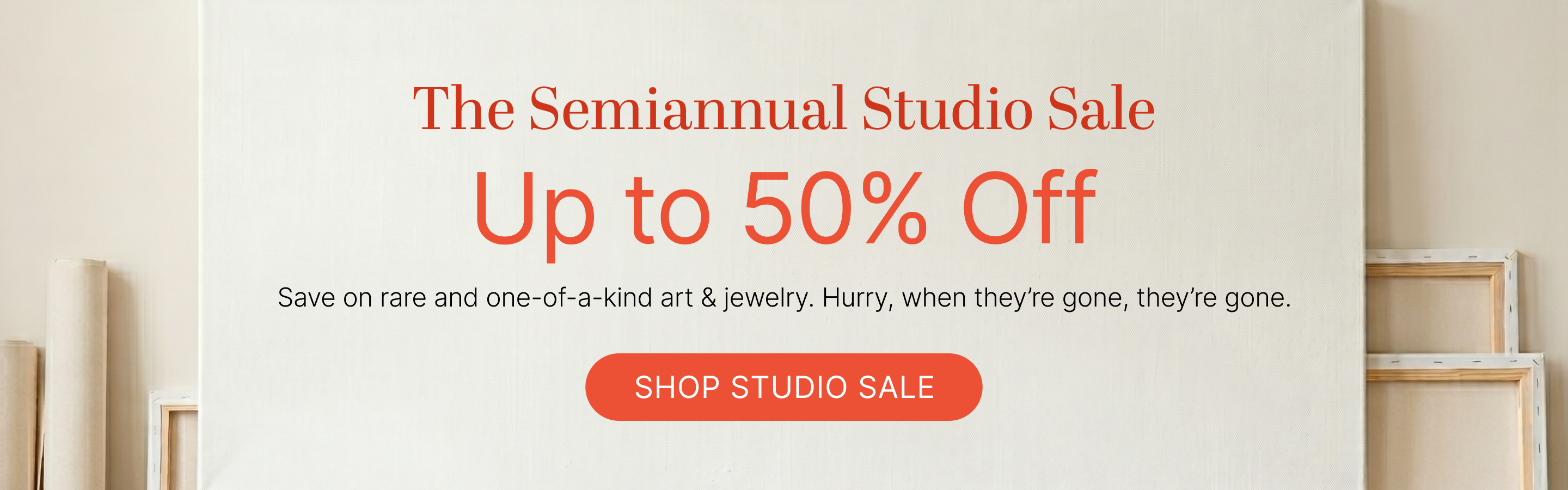 Studio Sale Up to 50% Off