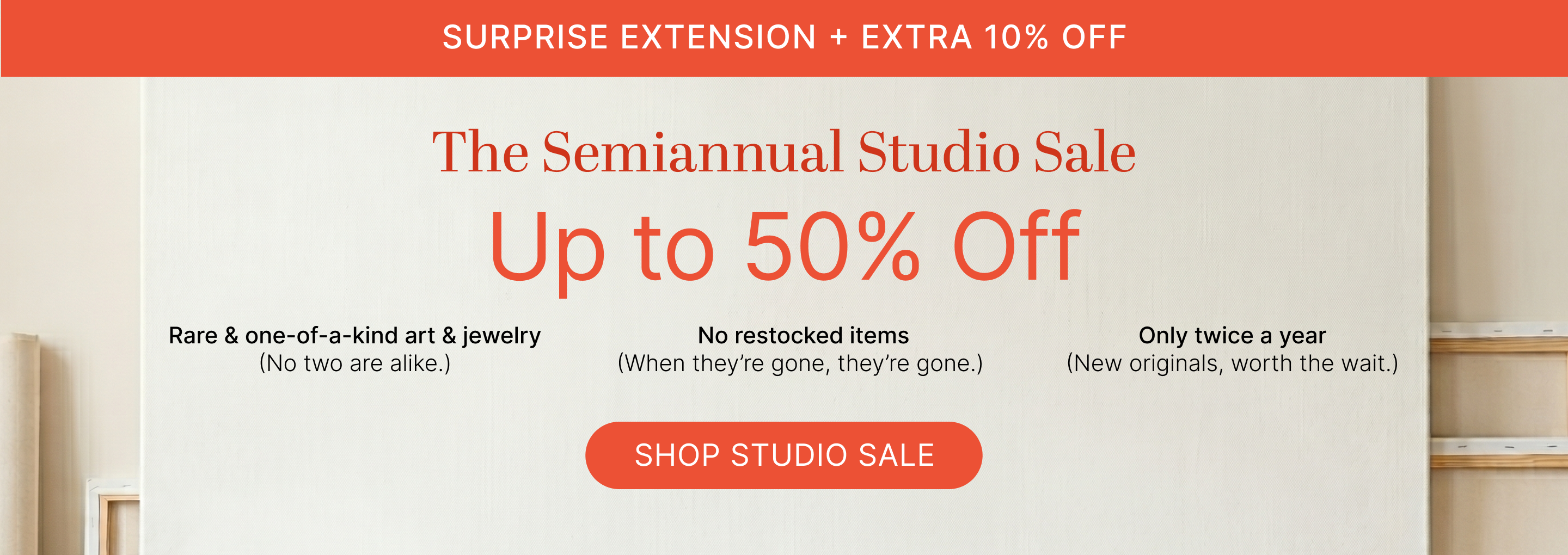 Surprise extension + extra 10% off
