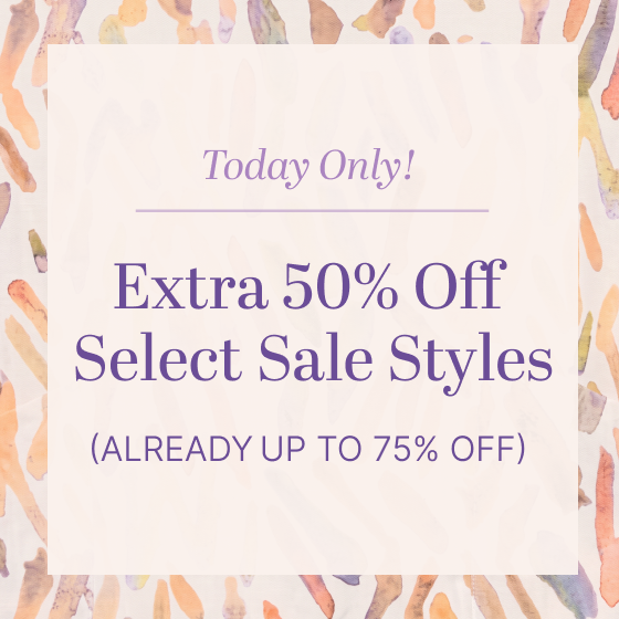 Today Only! Extra 50% Off Select Sale Styles