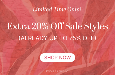 Limited Time Only! Extra 20% Off Sale Styles. Shop Now.