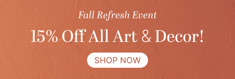 15% Off All Art & Decor