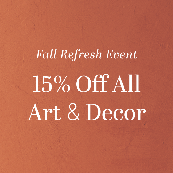 15% Off All Art & Decor