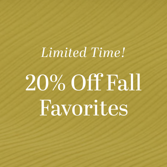 20% off fall favorites
