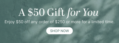A Gift for You. $50 Off Any Order of $250 or More!