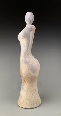 Woodfired Figure Gazing Upward