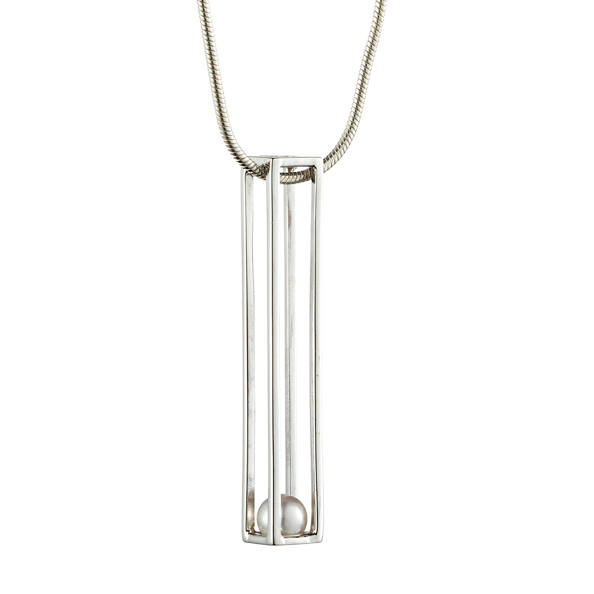 Long Cage Pendant