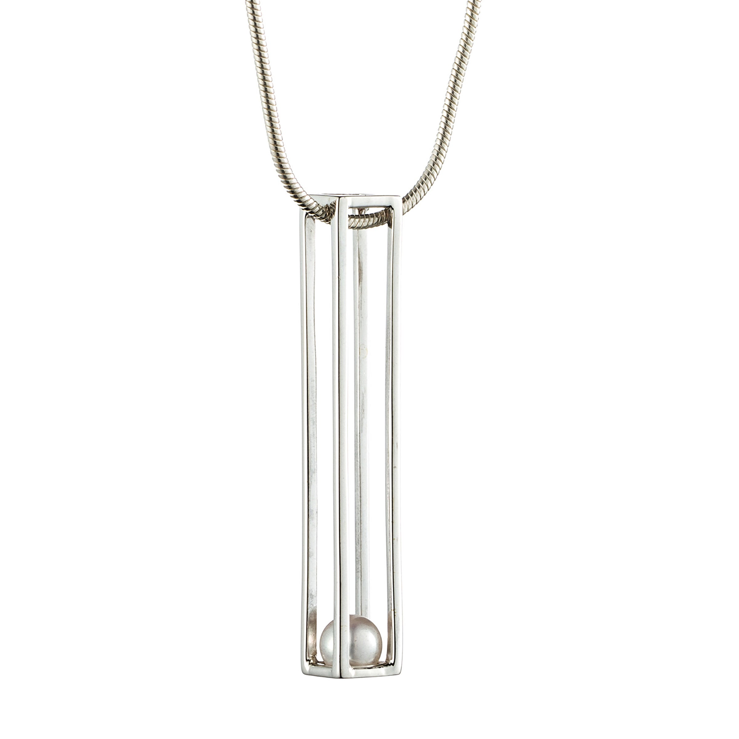 Long Cage Pendant