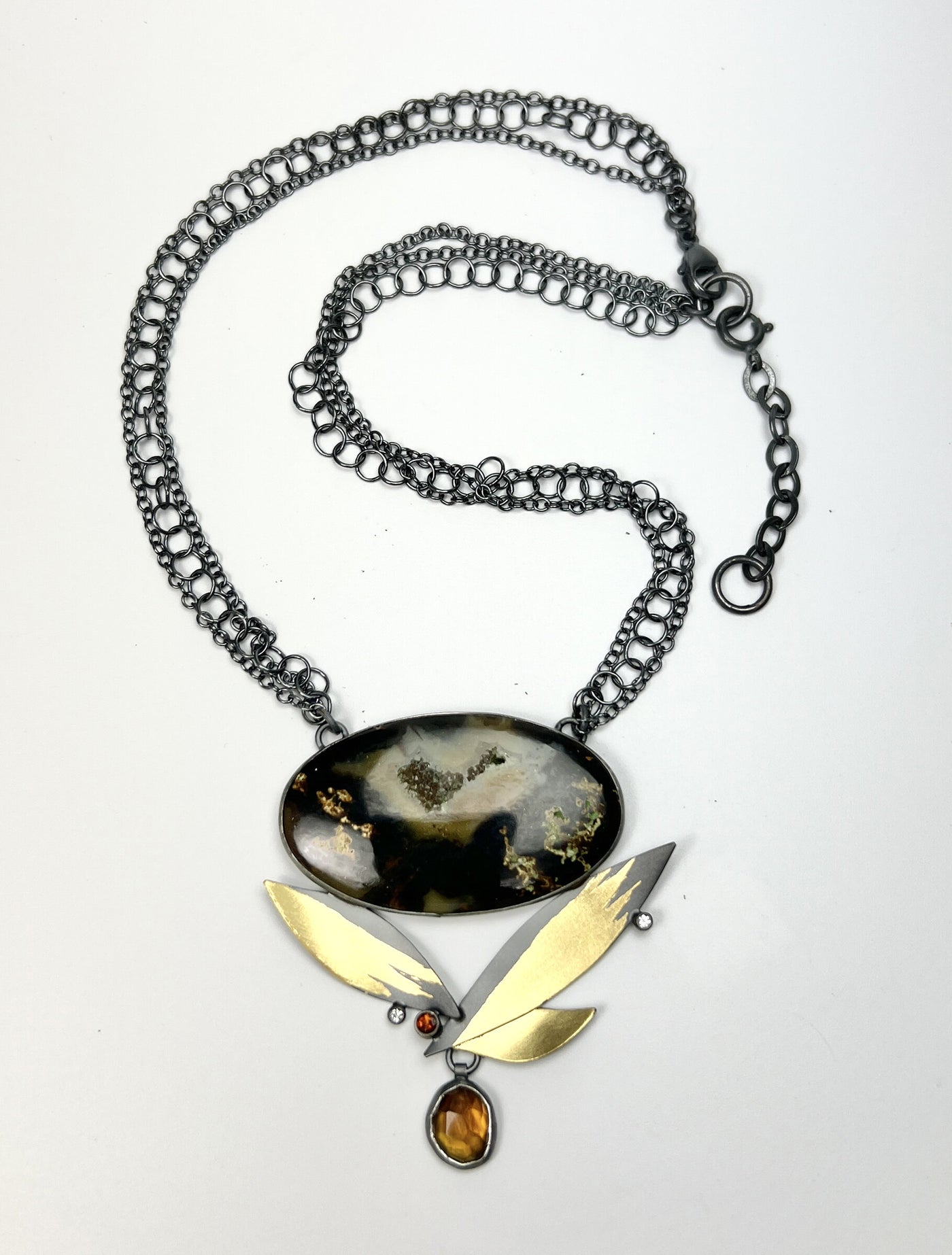 Golden Agate In Flight Necklace
