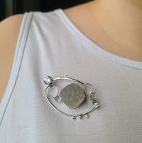 Quartz Crystal Constellation Pin
