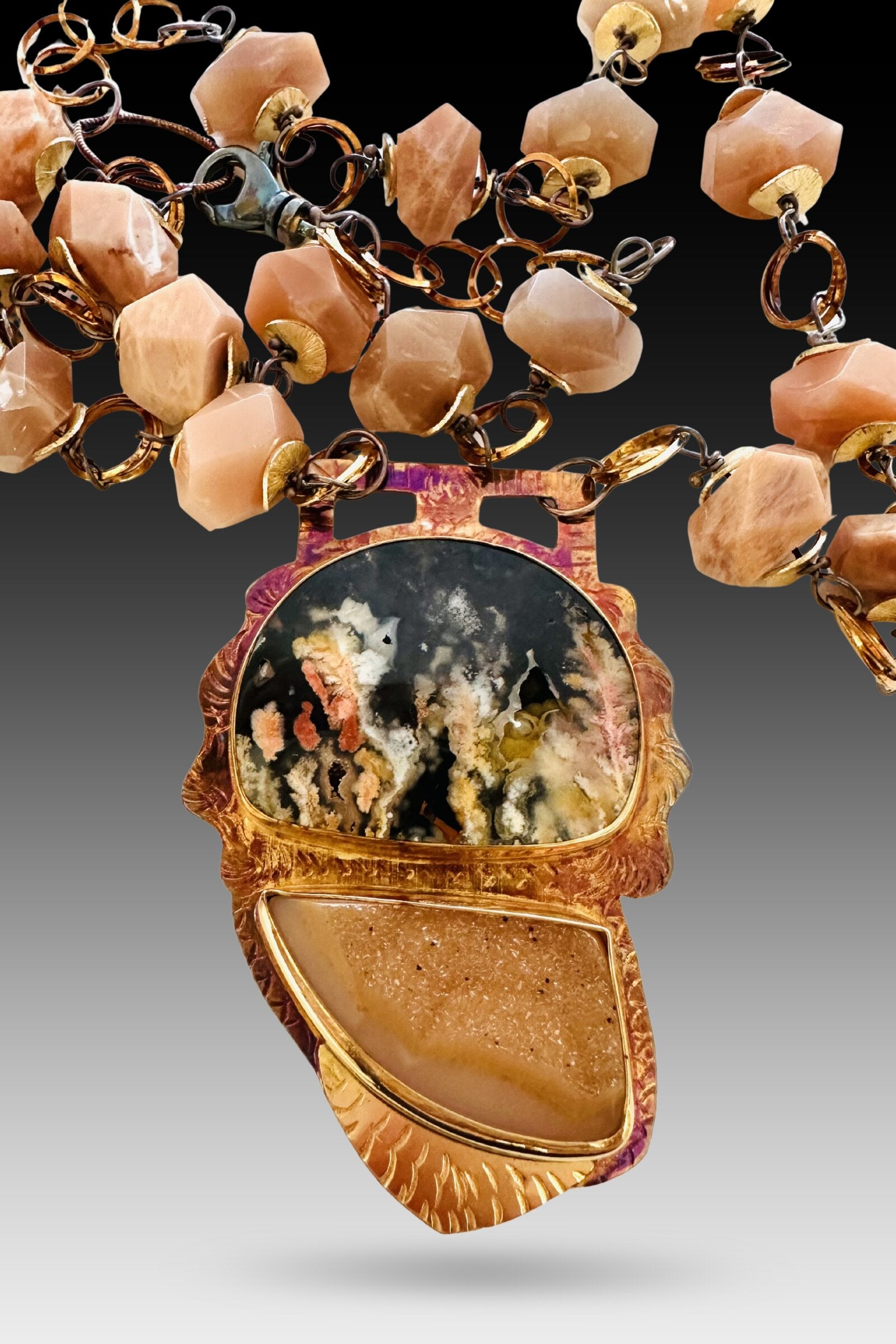 Ridge of Feathers Necklace