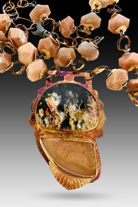 Ridge of Feathers Necklace