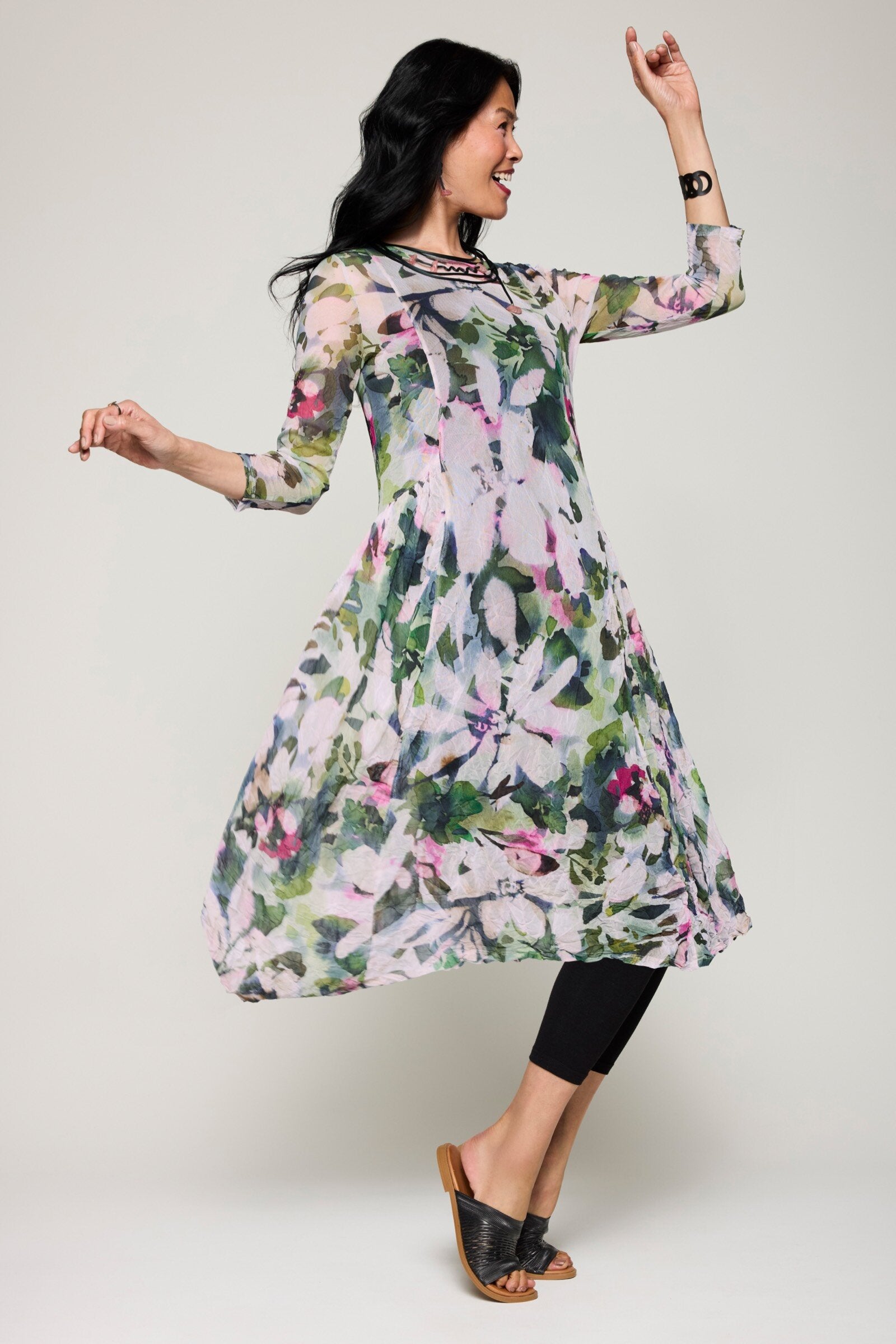 Mesh Calla Dress