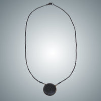 Black Druzy Quartz Pendant