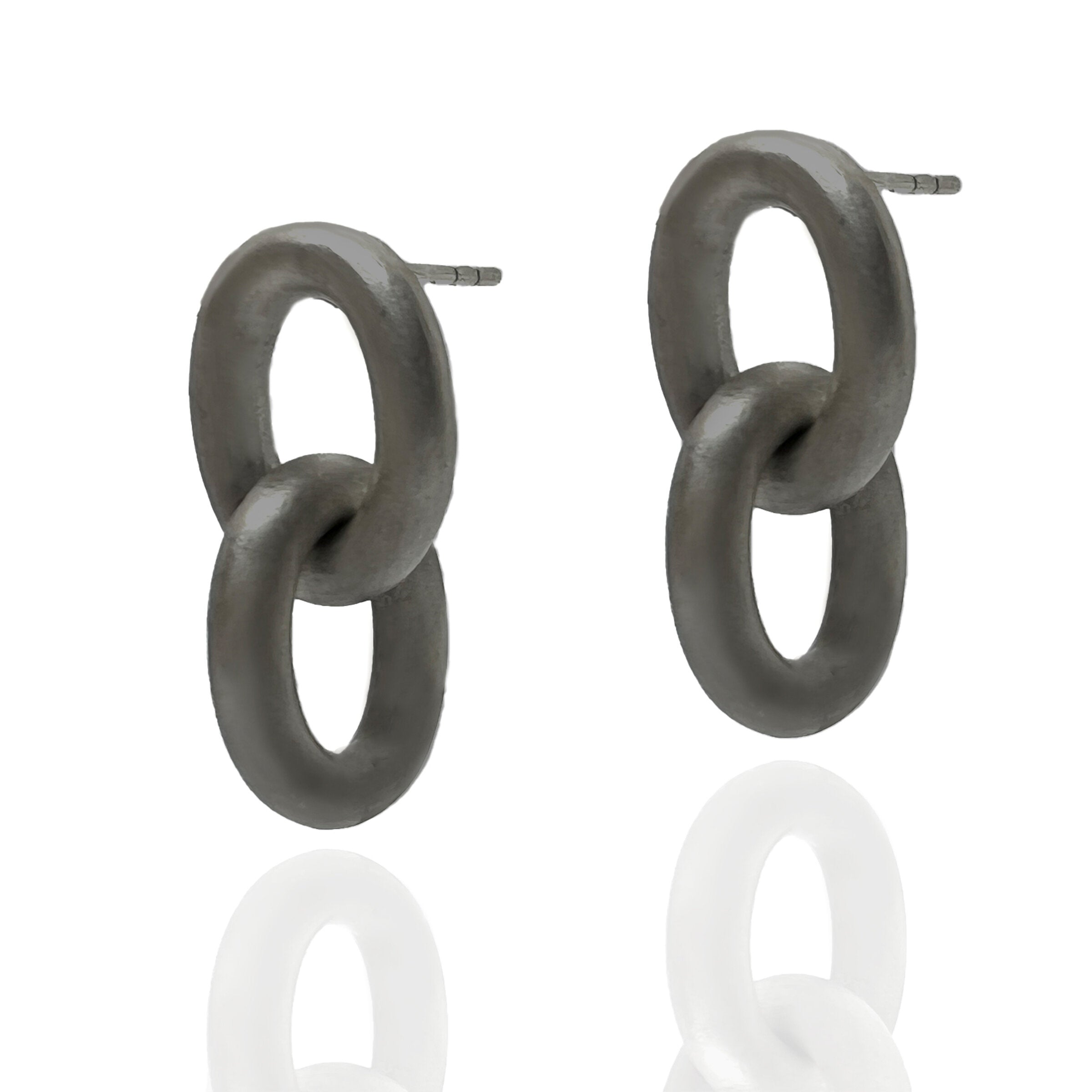 Blackened Sterling Silver
