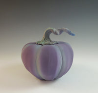 Matte Purple Ceramic Pumpkin