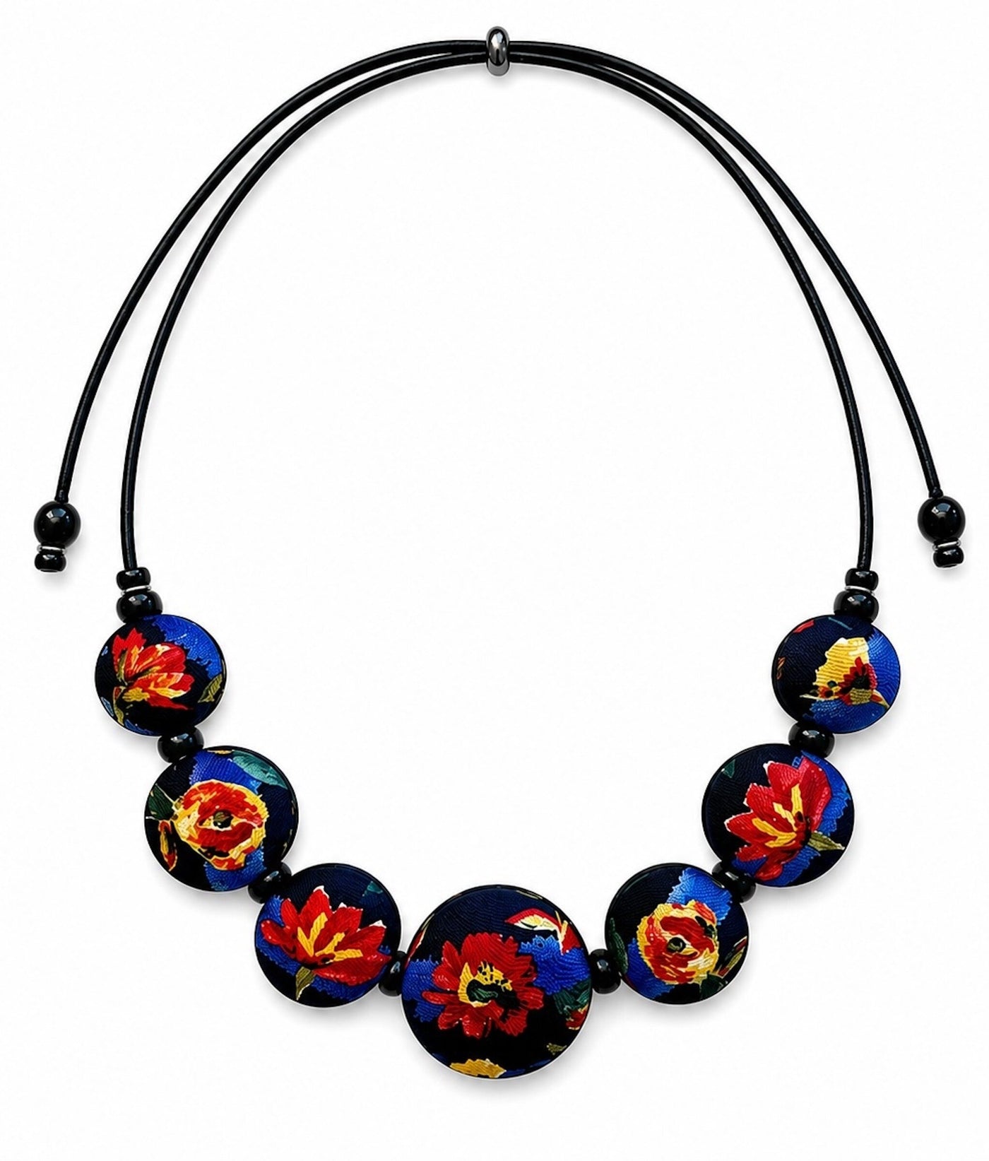 Florence Garden Reversible Silk Necklace