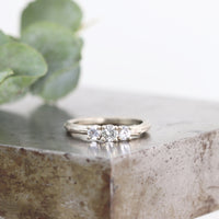 Three-Stone Sapphire Twig Ring