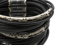 Fallen Treasures Leather Cuff