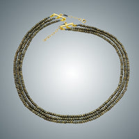 Pyrite & Vermeil Necklace