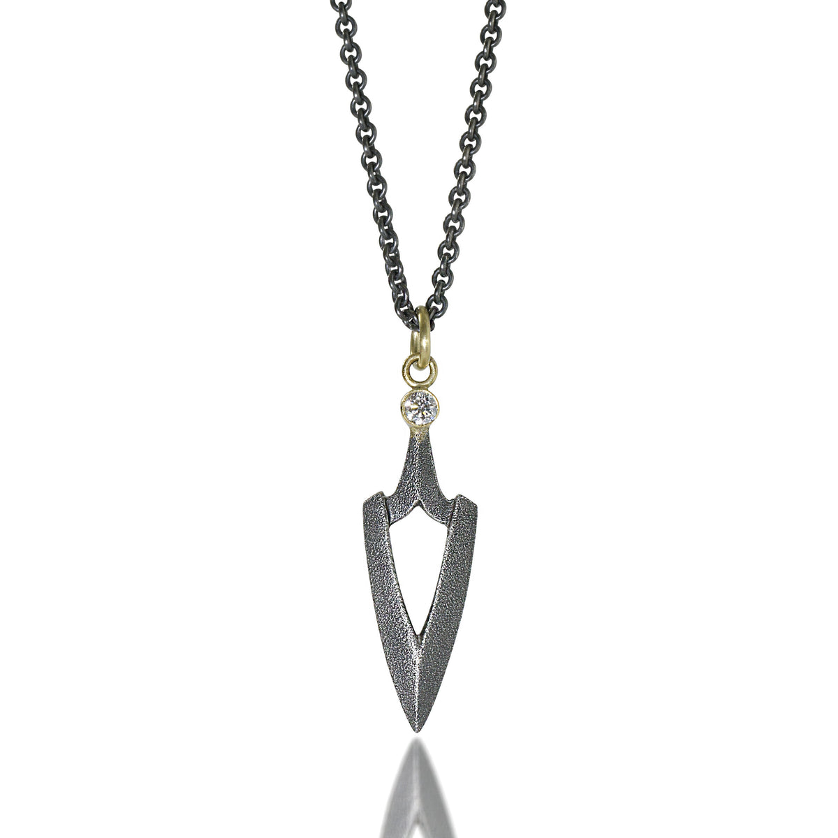 Oxidized Silver & 18k Gold